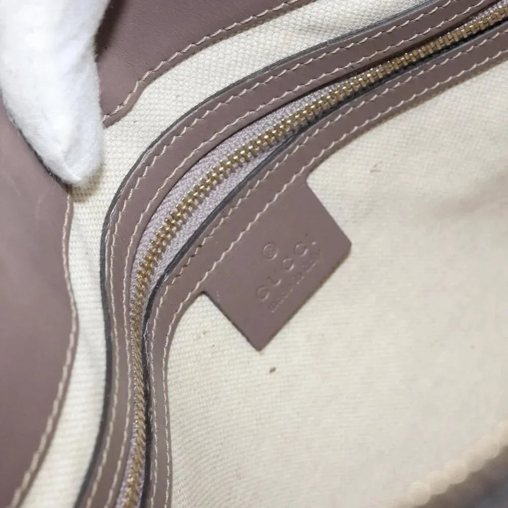 GUCCI GG Canvas Web Sherry Line Mayfair Bag Beige Gold 257065 Auth 158808 - Picture 13 of 16